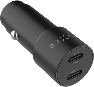 Įkroviklis „Fixed“ su 2 USB-C jungtimis, 3 A (FIXCC65-CC-BK)