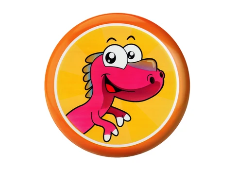 Skraidanti lėkštė Dinosaur, 20 cm x 20 cm, oranžinė