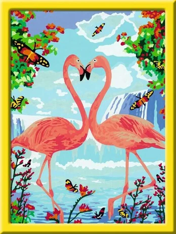 Ravensburger piešimas pagal skaičius
