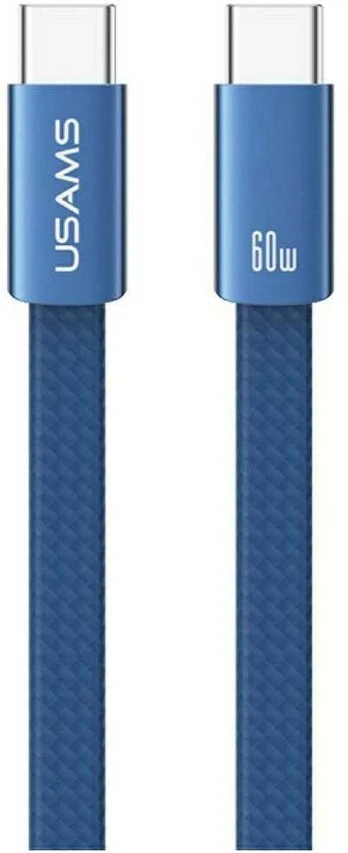 Kabelis USAMS U96 60W USB-C do USB-C 1.2m mėlyna