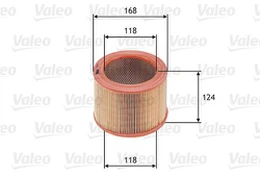 Oro filtras VALEO 585621 kaina