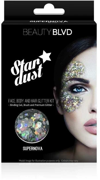 Beauty Blvd, Stardust Supernova, Loose Glitter Eyeshadow, 75 g