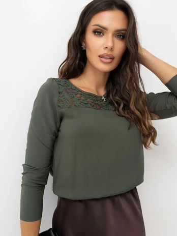 Eight 2 Nine Bluzka-D73760M11015AVEN-khaki
