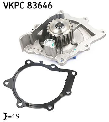 Aušinimo skysčio siurblys SKF VKPC 83646