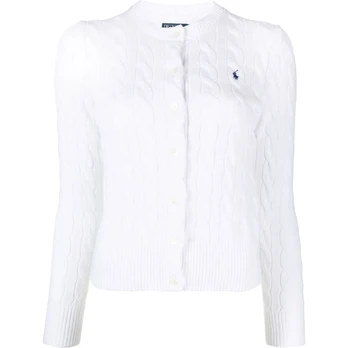 Kardiganas moterims, Balta, Long sleeve cardigan