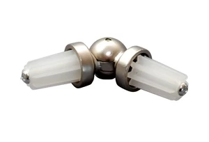 Sujungimas Domoletti x 19 mm, Ø 19 mm, sidabro