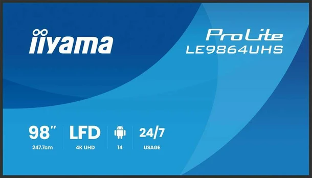 Monitorius iiyama ProLite LE9864UHS-B1AG