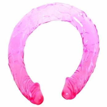 BAILE Pink Double Dong 44.5 cm Flexible Intimate System