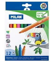 Flomasteriai MILAN CONIC, 12 spalvų kaina