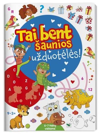 Tai bent šaunios užduotėlės, 5–6 metų vaikams