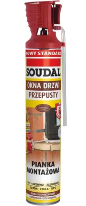 Soudal GLIUS GUN 750 ml žarnos putos