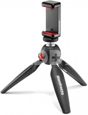 Manfrotto tripod + phone mount MKPIXICLMII-BK kaina