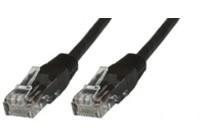 MicroConnect Patchord U / UTP CAT5E, PVC, juoda, 7,5m (B-UTP5075S)