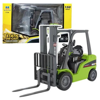 Žaislinis keltuvas Lean Toys Static, 1:50, žalia