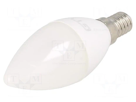 LED lamp | cool white | E14 | 230VAC | 260lm | 3W | 160° | 6400K
