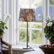 PR Home Stalo lempa BASE DAHLIA, ruda, aukštis 58 cm, audinys