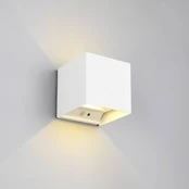 LED įkraunamas lauko sieninis šviestuvas "Talent", baltas, plotis 10 cm,