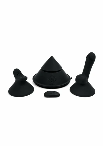 Cowgirl Cone Machine Tester - Innovative Attachment, Black, Universal Fit