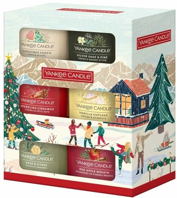Yankee Candle Apres Ski Rinkinys 6 mini świec