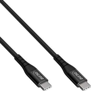 Inline USB laido kabelis USB-C - USB-C 2 m, juodas (35852)