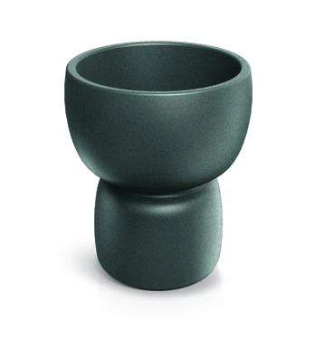 Gėlių vazonas Prosperplast DUALA ROUND TDR48-107GR, plastikinis, pilkas