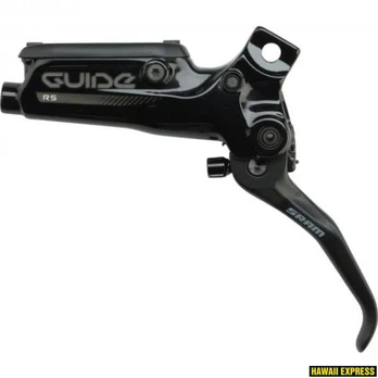 Stabdžių dalis SRAM LEVER ASSEMBLY - ALUMINUM LEVER (ASSEMBLED, NO HOSE, INCLUDES BARB & OLIVE) VERSION 2 BLACK - GUIDE RS