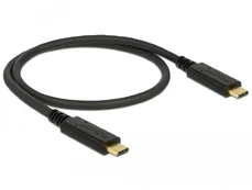USB kabelis Delock USB-C – USB-C 0,5 m juodas (83042) kaina
