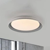 JUST LIGHT. "Sati" LED lubinis šviestuvas, plastikinis, pilkos spalvos