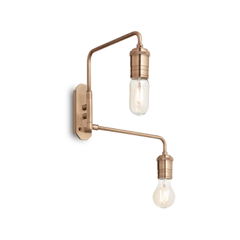 Sieninis šviestuvas Ideal Lux Wall lamp with 1 light TRIUMPH, E27, copper