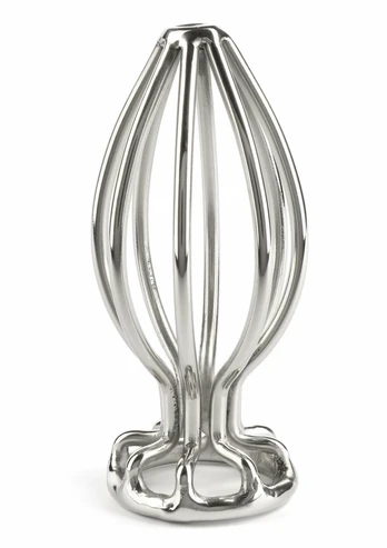 Mr. Steel Round Wire Plug Medium Stainless Steel Open-Frame Design