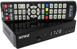 Skaitmeninis imtuvas Wiwa H.265 MAXX, juoda