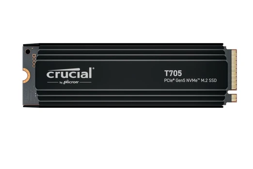 T705 4TB M.2 NVMe 2280 PCIe5.0 14100/12600 heatsink