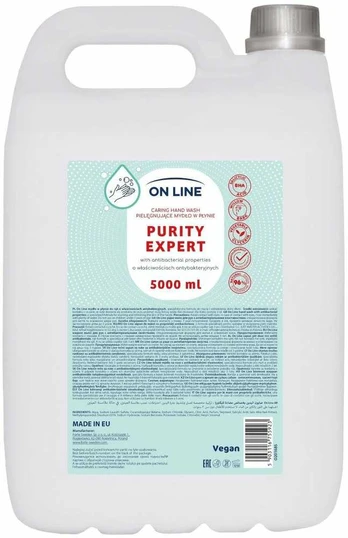 ON LINE Maitinamasis skystas muilas Antibakterinis 5000 ml