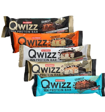 Nutrend Qwizz 35% Protein Bar, Peanut Butter, 60 g