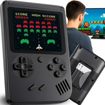 Retoo MINI KONSOLA GIER RETRO 400 GIER 3'' + PAD