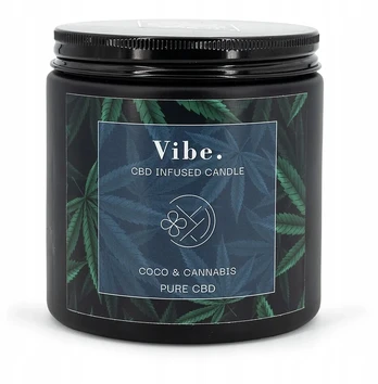 Candle Brothers Duftkerze CBD Vibe Coco & Cannabis 350g