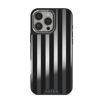 Prophecy - iPhone 16 Pro Max Case, Elite Mirror Dark (MagSafe) / Silver