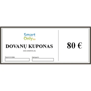 Dovanų kuponas 80 €
