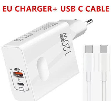120W greito įkrovimo USB C tipo PD kabelio greito įkrovimo greito įkrovimo 3.0 adaptorius Phone