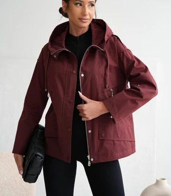 Vilnonė striukė parka transition GLORIA 23442-18