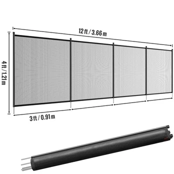 Baseinas tvora 4 x 12 FT vaikų saugumui