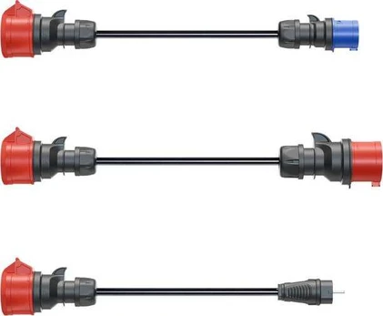 Go-e Gemini flex 11 kW komplektas adapterów 3 vnt.. (CH-04-33)