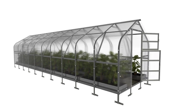 Šiltnamis KLASIKA DROP 25 m2 (4 mm danga)