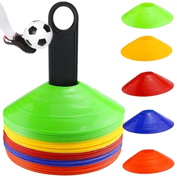 Training cones elastic mushrooms plate