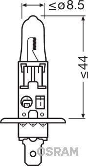 Lemputė, prožektorius ams-OSRAM 64150
