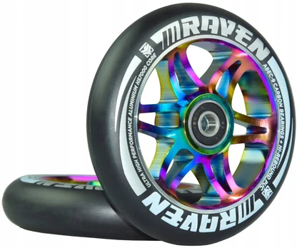 Riedučio ratukai Raven Master Neo Chrome, 2 vnt.