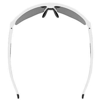 Akiniai Uvex axos set white matt / mirror silver