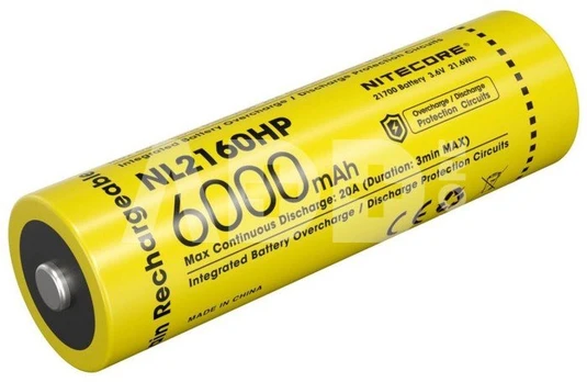 Nitecore NL2160HP (6000mAh) 21700