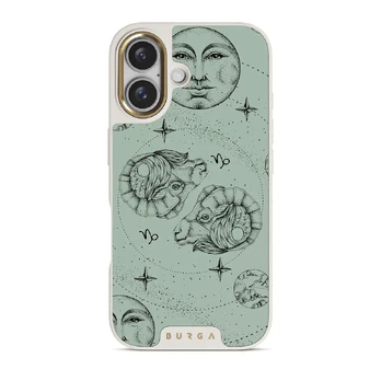 Capricorn - iPhone 16 Case, Elite Light (MagSafe) / Gold / Turquoise