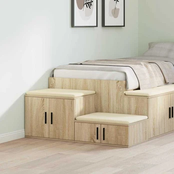 Oppbevaringsskap 2 pcs Sonoma ąžuolas 108 x 41 x 40 cm
